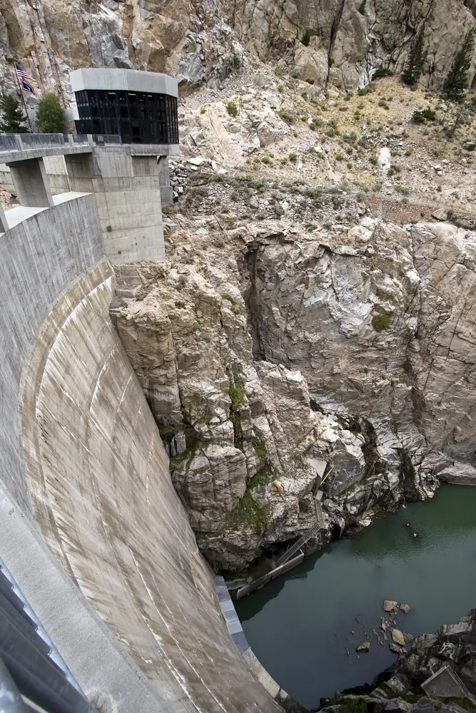 Buffalo Bill Reservoir in Wyoming