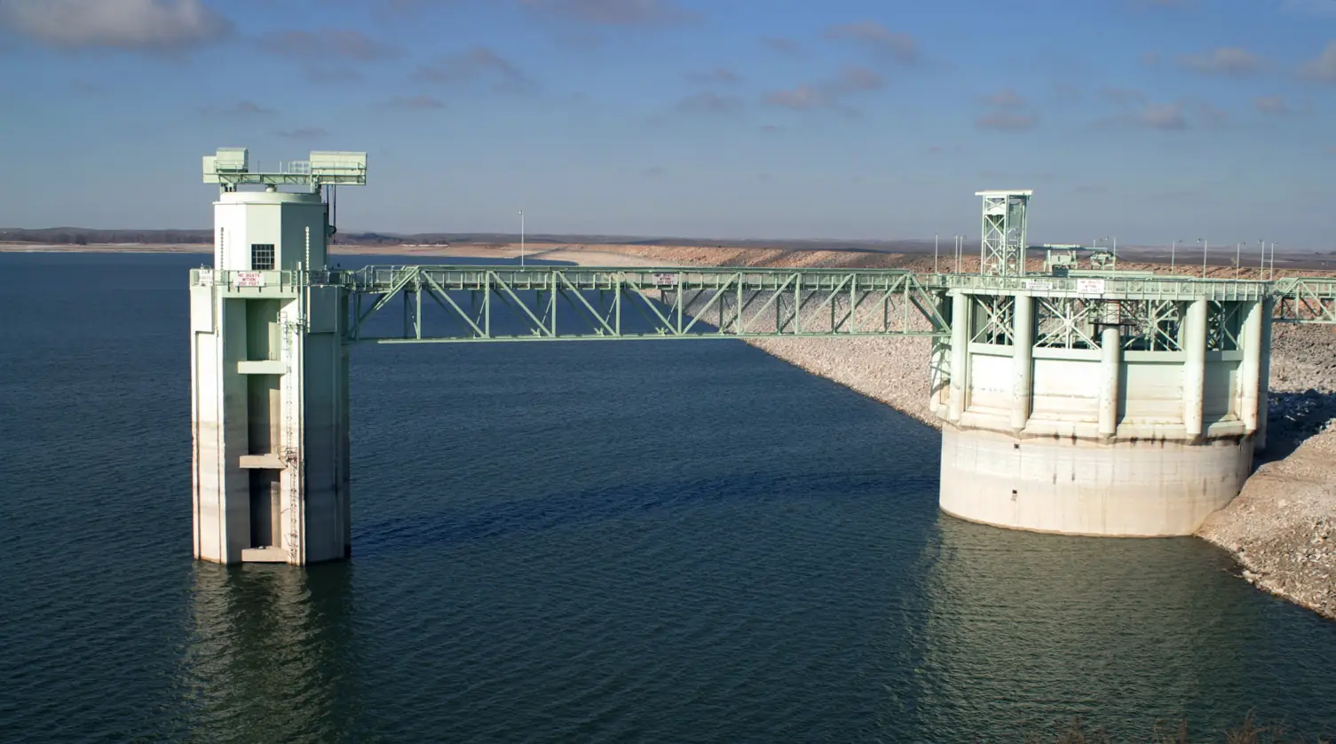 Kingsley Dam in Nebraska