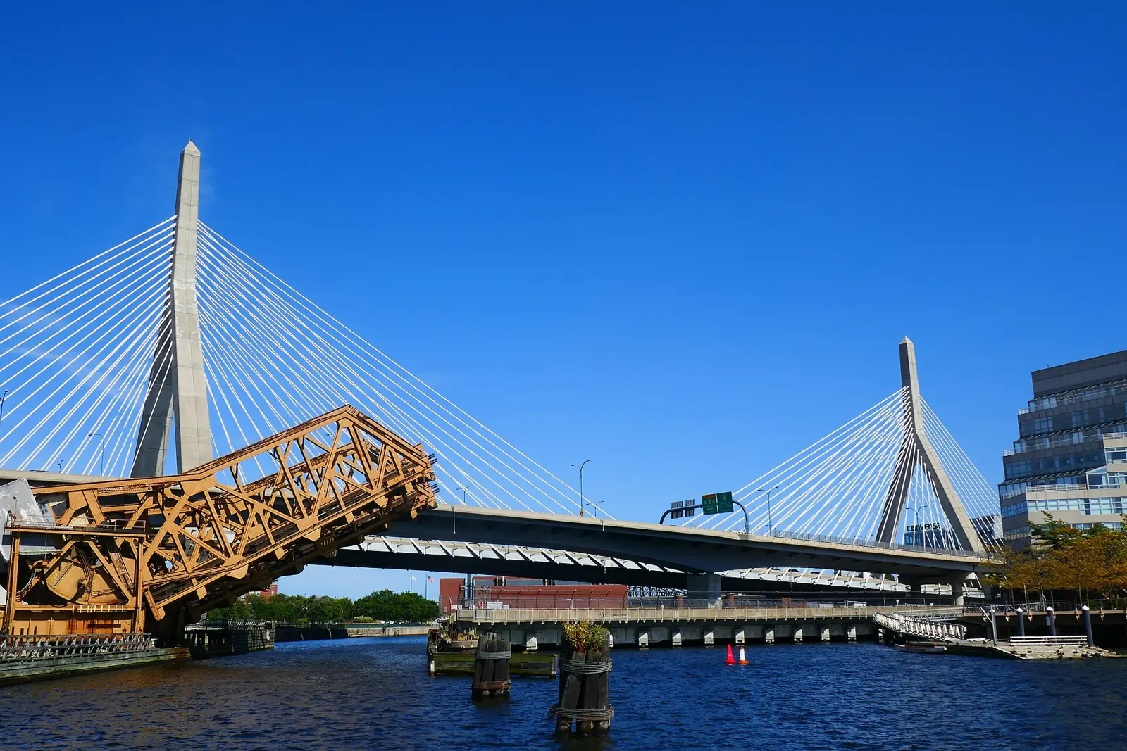 Leonard P. Zakim Bunker Hill Memorial Bridge in Massachusetts