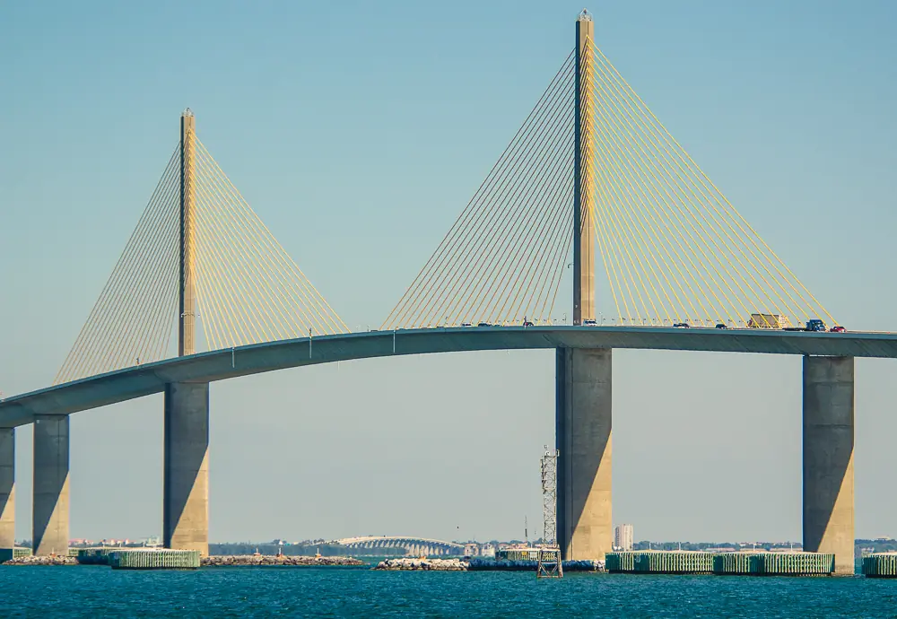 Sunshine Skyway Bridge in Florida
