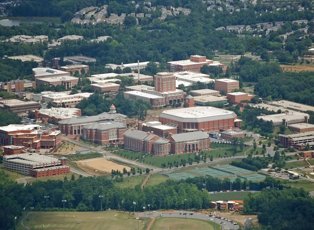 Campus of University of North Carolina at Charlotte