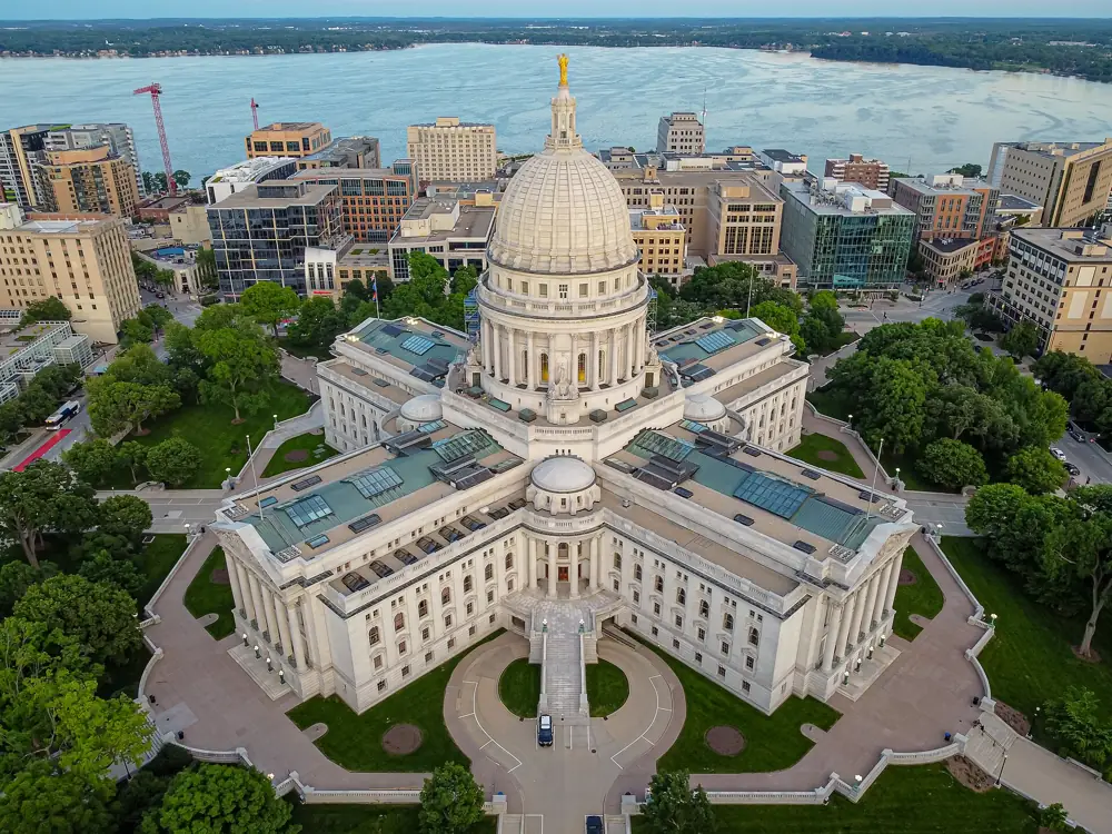 The Wisconsin State Capitol building